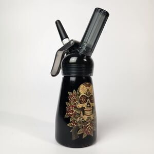 Co2 Whipped Cream Dispensers Skull‎ Bar Cart Alcohol Punk Party Fun Drinks Goth